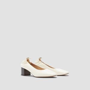Everlane 'The Day' White Round Toe Heel Size 10